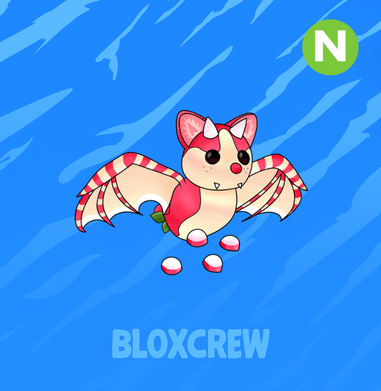 Neon Strawberry Shortcake Bat Dragon