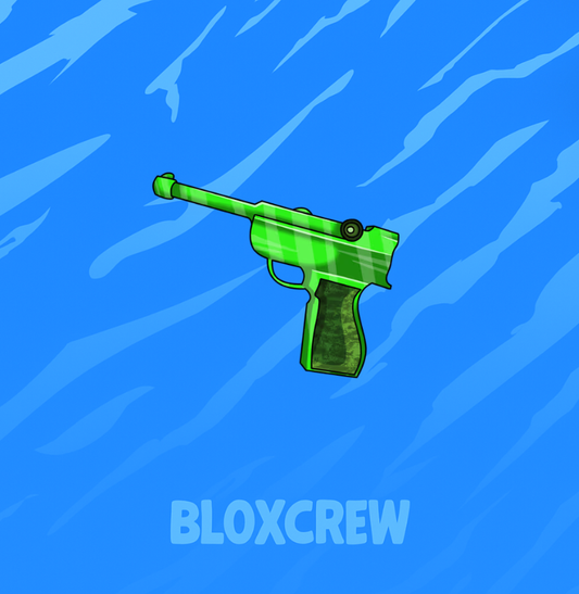 Green Luger Gun